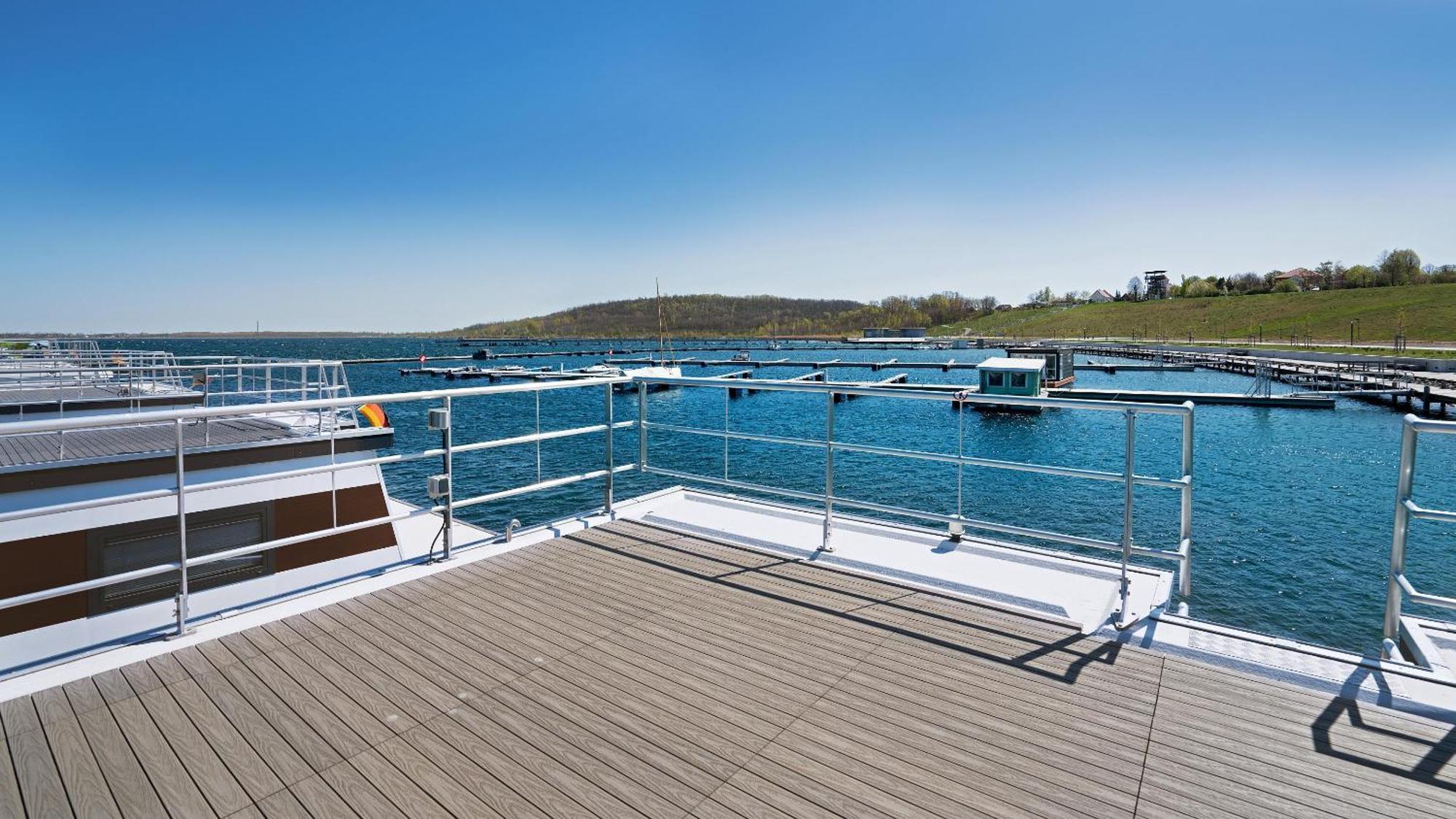 Geiseltalsee Hausboot - Floating House - Hausboot Junior Braunsbedra Luaran gambar
